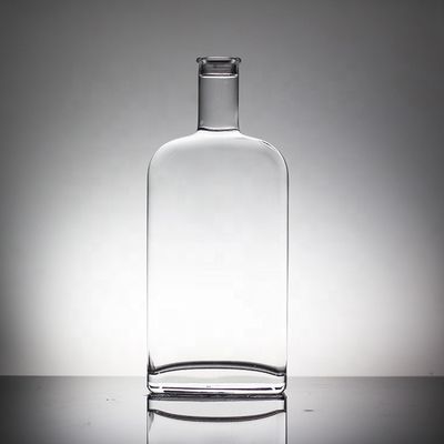 800ml 1000ml 3000ml Garrafa de vidro de whisky de grande capacidade redonda 500ml garrafa de água de vidro quadrado