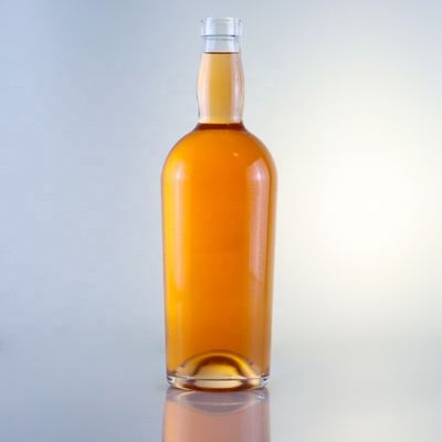 Collar de vidro 750 ml 700 ml garrafa redonda para venda de bebidas