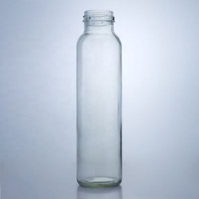 Bebidas Industriais Bottle de água de vidro de flint com tampa de parafuso 350 ml 500 ml 750 ml