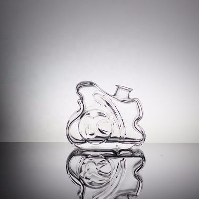 Fota de vidro de perfume de luxo Logotipo aceitável com forma personalizada Fota vazia