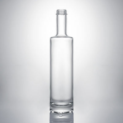Garrafa de vidro para uísque Gin Rum Vodka Material industrial e de base Vidro