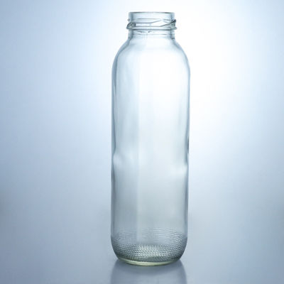 Garrafas de vidro congelado transparente personalizadas para bebidas e colarinho de vidro dentro do seu orçamento