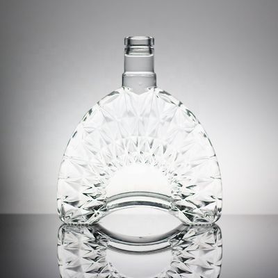 Botella de vidro feminina de beleza em forma personalizada para aficionados e conhecedores de vinho