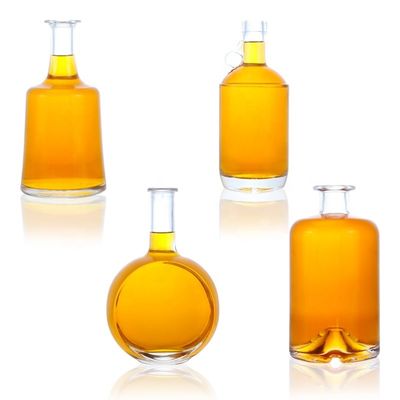 70cl 75cl Custom Design garrafas de vidro transparente para Tequila Vodka Whiskey em Shandong