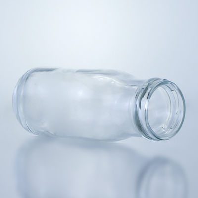 Tapete de rolha de vidro 250 ml 330 ml garrafa redonda vazia para suco chá bebida de café