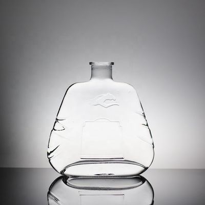 Botella de vidro feminina de beleza em forma personalizada para aficionados e conhecedores de vinho