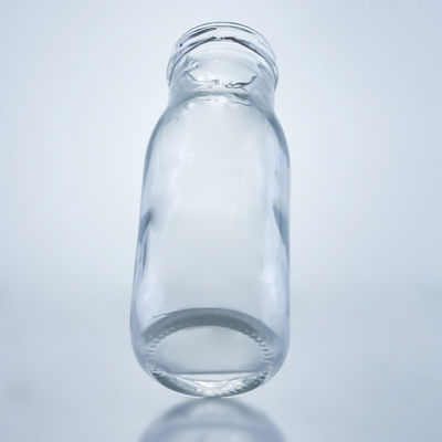 Tapete de rolha de vidro 250 ml 330 ml garrafa redonda vazia para suco chá bebida de café