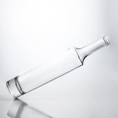 Material exclusivo de colarinho de vidro de pescoço comprido garrafa de bebidas alcoólicas para uísque vodka tequila gin rum