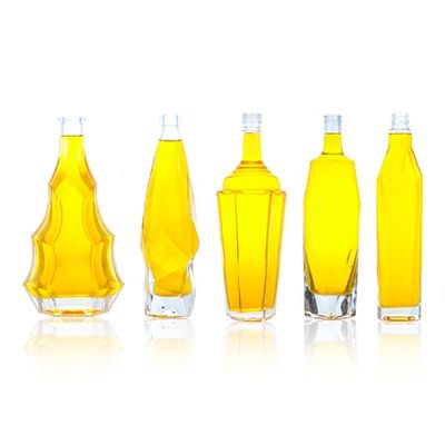 Garrafas de 750 ml de vidro com tampa de alumínio e vidro de pedra A opção mais popular