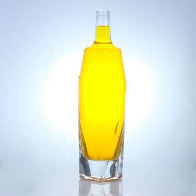 Garrafas de 750 ml de vidro com tampa de alumínio e vidro de pedra A opção mais popular