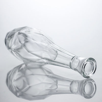 Garrafa de vidro com tampa de cortiça exclusiva para whisky vodka tequila gin rum