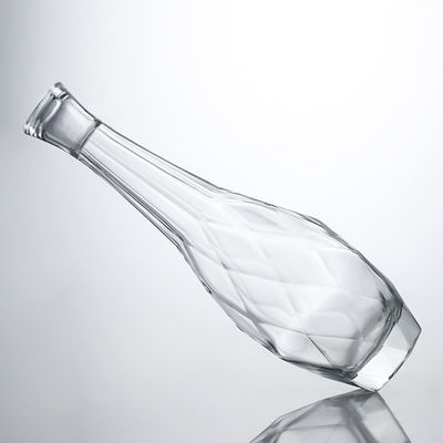 Garrafa de vidro com tampa de cortiça exclusiva para whisky vodka tequila gin rum