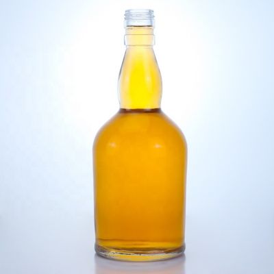 Garrafa de vidro de cortiça 70cl 75cl garrafa de design clássico para Shandong forma redonda