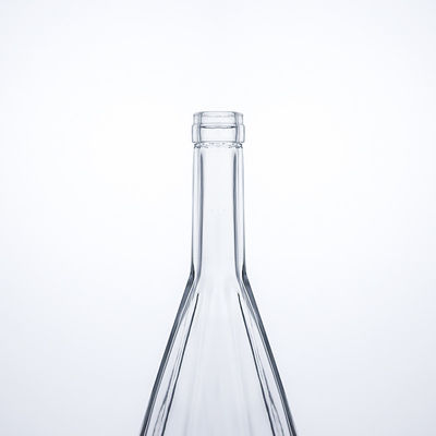Embalagem de garrafas de vidro para licor brandy vodka whisky gin rum 700ml 750ml design personalizado