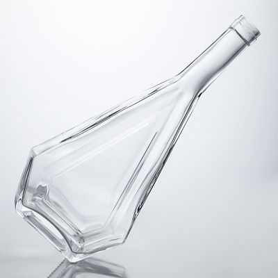 Embalagem de garrafas de vidro para licor brandy vodka whisky gin rum 700ml 750ml design personalizado