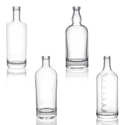 CROWN CAP Sellação de garrafas de vidro redondas transparentes de 200 ml para bebidas carbonatadas a granel