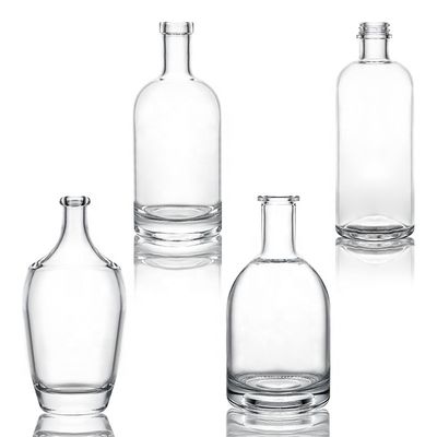 CROWN CAP Sellação de garrafas de vidro redondas transparentes de 200 ml para bebidas carbonatadas a granel