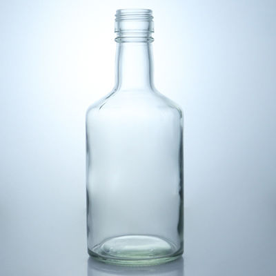 CROWN CAP Sellação de garrafas de vidro redondas transparentes de 200 ml para bebidas carbonatadas a granel