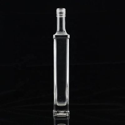 Acid Etch Superficie Handling Glass Bottle Material do corpo Vidro para azeite 500ml 750ml