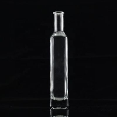 Acid Etch Superficie Handling Glass Bottle Material do corpo Vidro para azeite 500ml 750ml