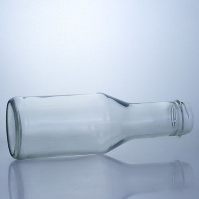Garrafa de vidro de pedra clara para suco de leite salada molho de pimenta ketchup 300 ml 500 ml 700 ml