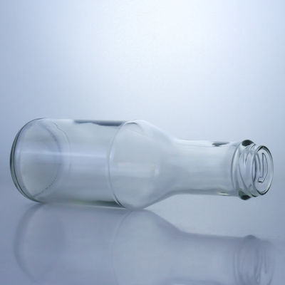 Garrafa de vidro de pedra clara para suco de leite salada molho de pimenta ketchup 300 ml 500 ml 700 ml