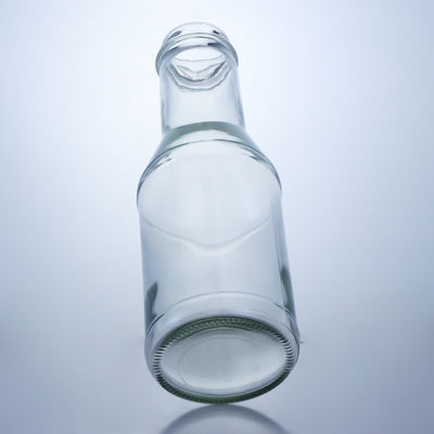 Garrafa de vidro de pedra clara para suco de leite salada molho de pimenta ketchup 300 ml 500 ml 700 ml
