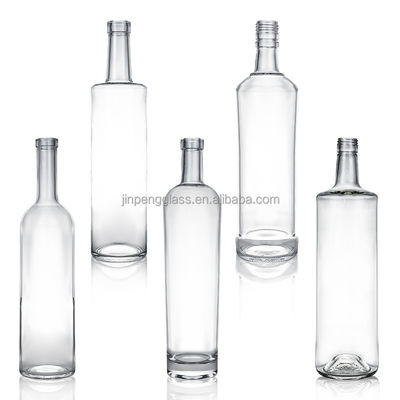 Material de base de vidro 12 oz de água de bebida de alta pedra garrafa de vidro de cerveja com tampa de alumínio