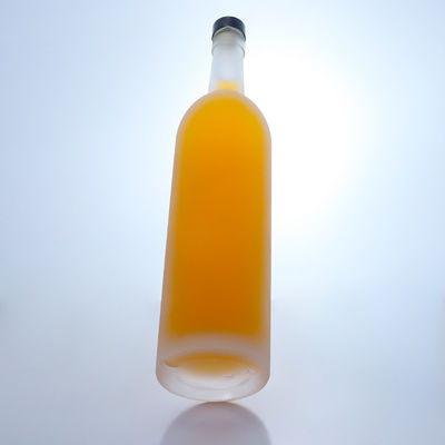 Material de base de vidro 12 oz de água de bebida de alta pedra garrafa de vidro de cerveja com tampa de alumínio