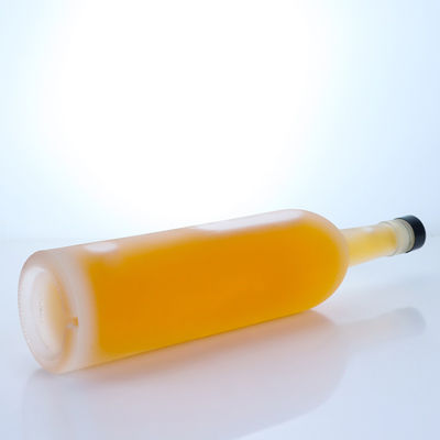 Material de base de vidro 12 oz de água de bebida de alta pedra garrafa de vidro de cerveja com tampa de alumínio