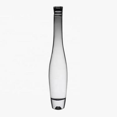 300 ml garrafa de vidro de óleo de cozinha de forma fina e vazia personalizada para uso industrial
