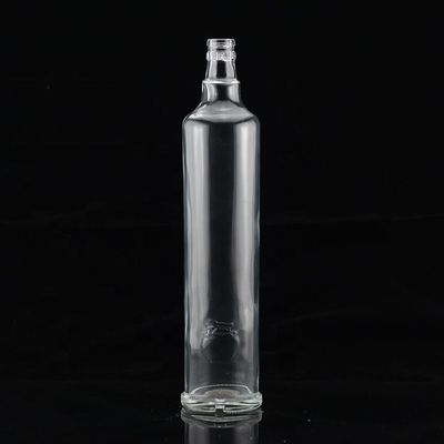 300 ml garrafa de vidro de óleo de cozinha de forma fina e vazia personalizada para uso industrial