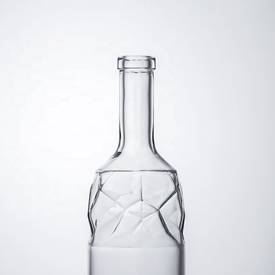 Garrafas de vidro de Super Flint claras 750ml para Gin Rum Whisky e Vinho