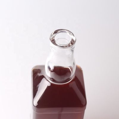 Material do colarinho Vidro 500 ml 700 ml Garrafa transparente em relevo para Whisky Rum Gin Brandy