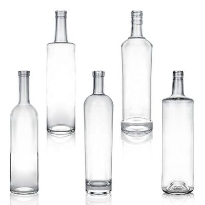 Garrafa de vidro redonda de 700 ml para Yuncheng Valiant
