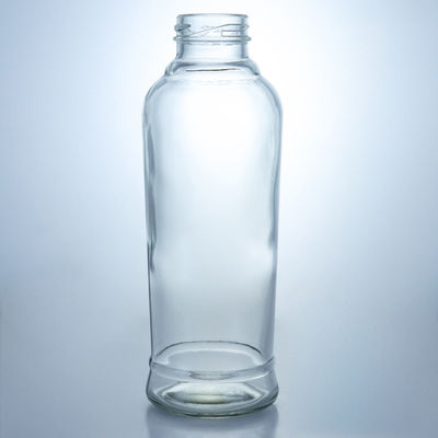 Garrafas de vidro transparente para bebidas em 100 ml 200 ml 350 ml 400 ml 500 ml 1000 ml Tamanhos