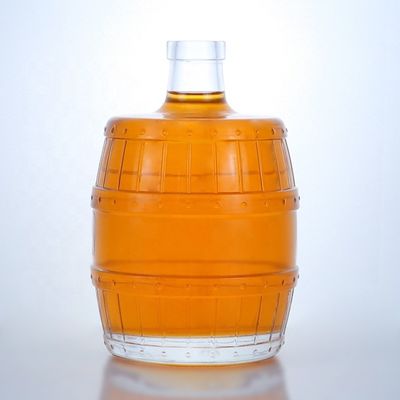 700 ml 750 ml garrafa de vidro de forma especial para uísque tequila brandy rum gin colar de vidro