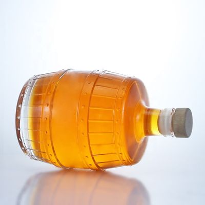 700 ml 750 ml garrafa de vidro de forma especial para uísque tequila brandy rum gin colar de vidro