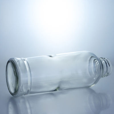 Garrafas de vidro transparente para bebidas em 100 ml 200 ml 350 ml 400 ml 500 ml 1000 ml Tamanhos