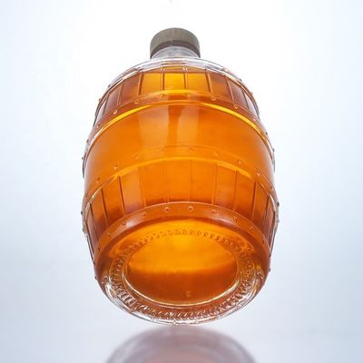 700 ml 750 ml garrafa de vidro de forma especial para uísque tequila brandy rum gin colar de vidro