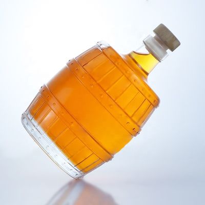 700 ml 750 ml garrafa de vidro de forma especial para uísque tequila brandy rum gin colar de vidro