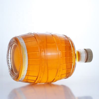 700 ml 750 ml garrafa de vidro de forma especial para uísque tequila brandy rum gin colar de vidro