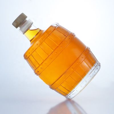 700 ml 750 ml garrafa de vidro de forma especial para uísque tequila brandy rum gin colar de vidro