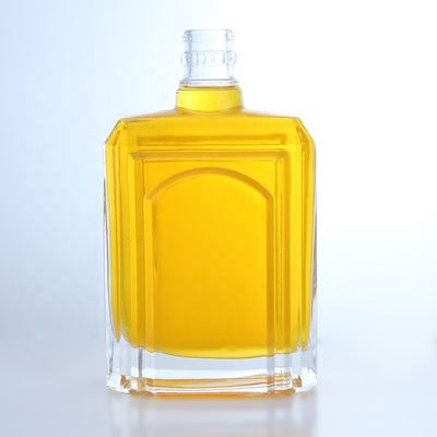 Bottle de vidro Super Flint de 750 ml para Gin Vodka Tequila Rum