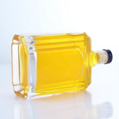 Bottle de vidro Super Flint de 750 ml para Gin Vodka Tequila Rum