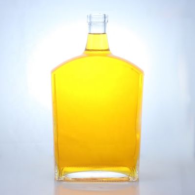 Bottle de vidro Super Flint de 750 ml para Gin Vodka Tequila Rum