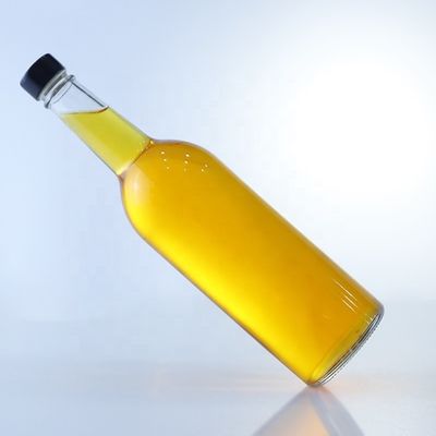 Extra Flint Luxury Design 1L garrafa de vidro perfeita para colar de vodka material de vidro