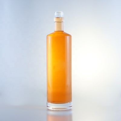 750 ml garrafas de embalagem de vidro para bebidas chinesas de cortiça extra-flinte para vodka
