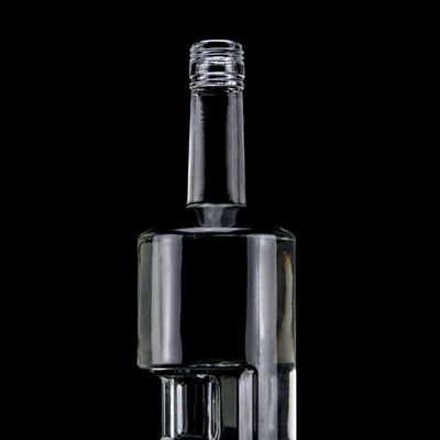 Material do colarinho Garrafa de vodka de vidro 500ml700ml para a indústria de fabricação de bebidas alcoólicas