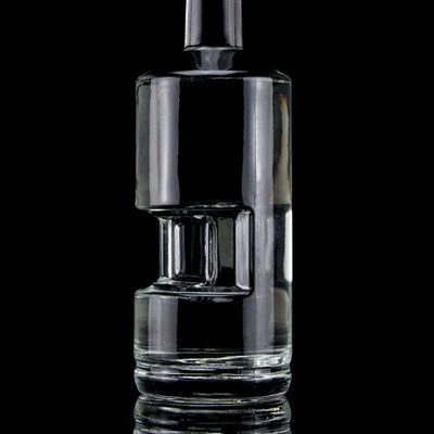 Material do colarinho Garrafa de vodka de vidro 500ml700ml para a indústria de fabricação de bebidas alcoólicas